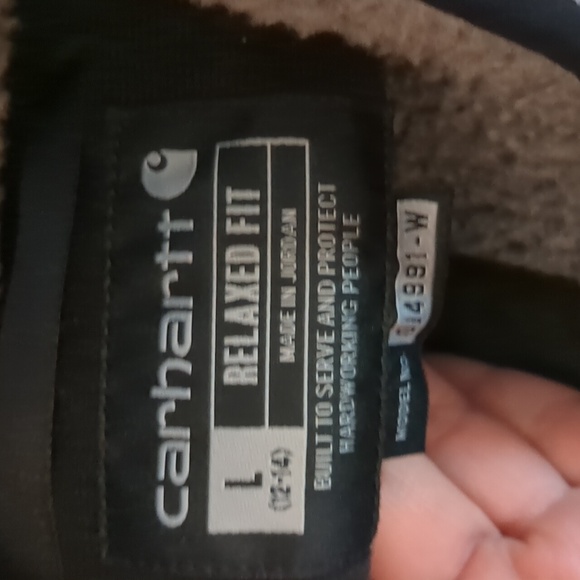 CARHARTT RELAXED FIT FLEECE SNAP FRONT PULLOVER - Picture 5 of 10